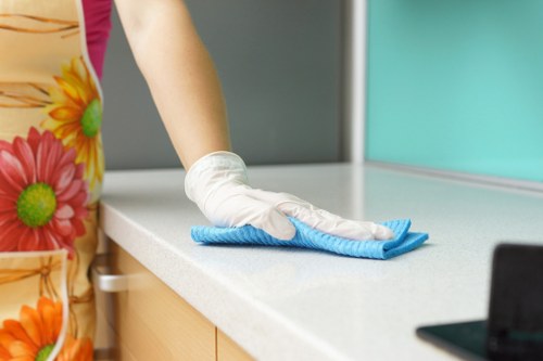 Professional steam carpet cleaning setup in a Kentishtown home interior