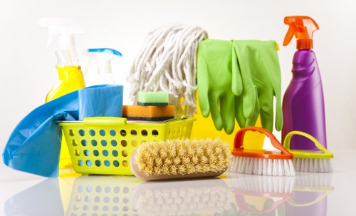 Local cleaner using the right method for Kentishtown property access and upper windows