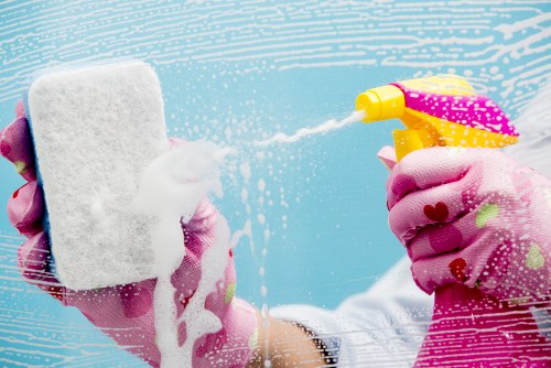 Local deep cleaning team preparing a Kentishtown property for a thorough clean