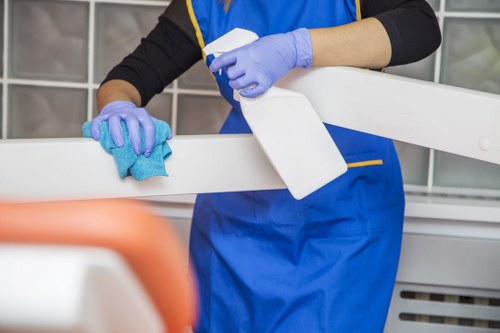 Detailed turnover cleaning for a short-let kitchen and bathroom